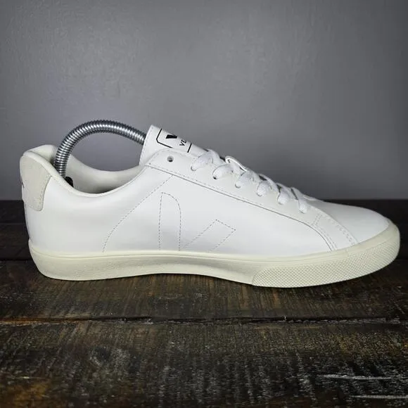 NEW Veja Esplar Womens Size 10 EU 41 Lace Up Low Top Casual Shoes White Leather
