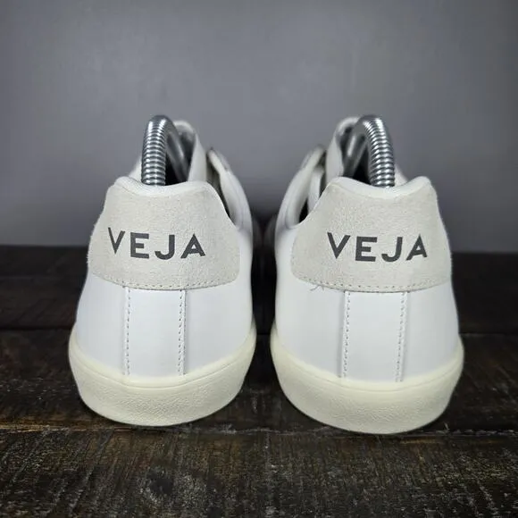 NEW Veja Esplar Womens Size 10 EU 41 Lace Up Low Top Casual Shoes White Leather