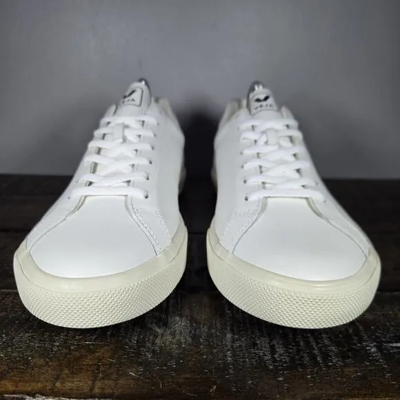 NEW Veja Esplar Womens Size 10 EU 41 Lace Up Low Top Casual Shoes White Leather