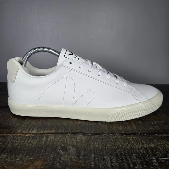NEW Veja Esplar Womens Size 10 EU 41 Lace Up Low Top Casual Shoes White Leather
