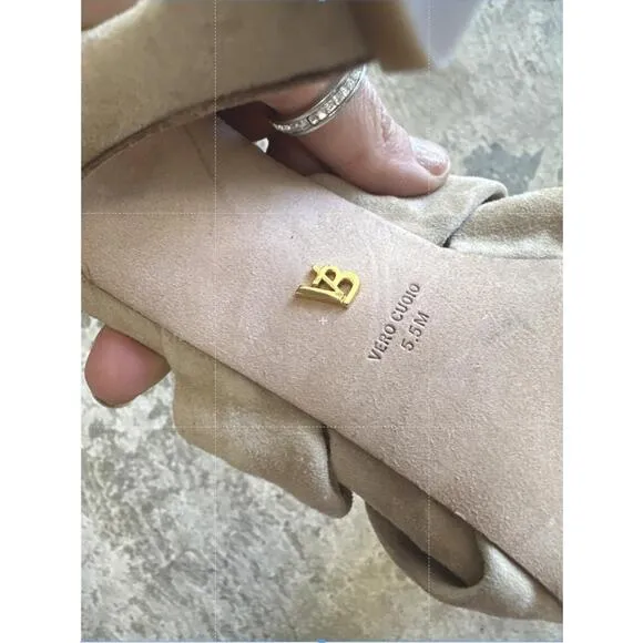 NEW Veronica Beard Heeled Sandal Mule Vacation Suede Open Toe Mule Alin Sand