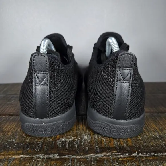 NEW Vessi Weekend Sneaker Womens Size 7 Waterproof Shoes Sneakers Black Black
