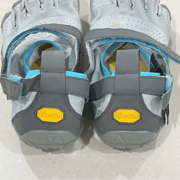 NEW Vibram FiveFinger V-Aqua Amphibious Training Shoes Grey Blue Women 42 9.5 10