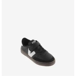 NEW VICTORIA SHOES kid's oslo sneakers in black