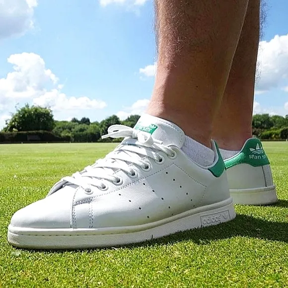New w/o Box Adidas Stan Smith Originals Vegan Leather Men's Sneakers Size 19