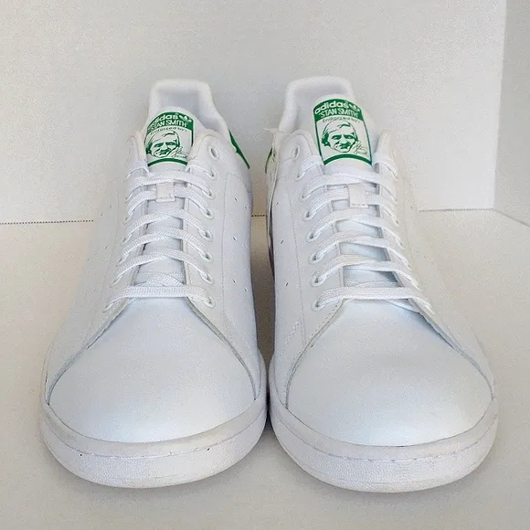 New w/o Box Adidas Stan Smith Originals Vegan Leather Men's Sneakers Size 19