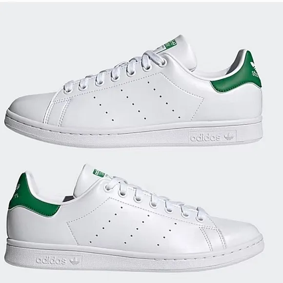 New w/o Box Adidas Stan Smith Originals Vegan Leather Men's Sneakers Size 19