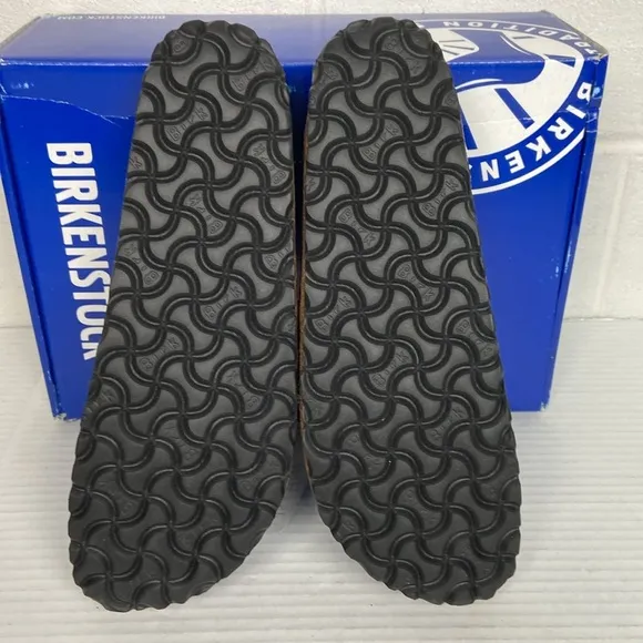 NIB Birkenstock Buckley Narrow Fit Suede Leather‎ Clogs EU41 Black Unisex