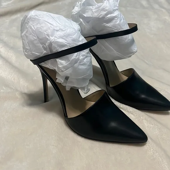 NIB: MODE COLLECTIVE Knox Pump Pointed Toe Heels in Black, Size 36 (EU)
