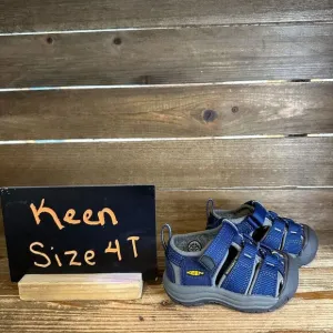 NIB New Little Kids Keen Newport H2 Blue Strappy Outdoor Shoes Sandals Size‎ 4 C