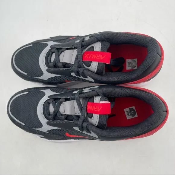 NIB! 👞 Nike Air Max Bolt Grey Black Athletic Shoes - Size 8.5