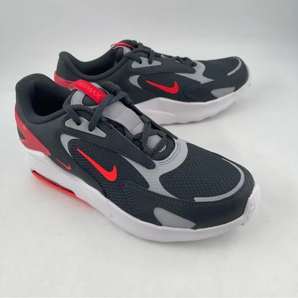 NIB! 👞 Nike Air Max Bolt Grey Black Athletic Shoes - Size 8.5