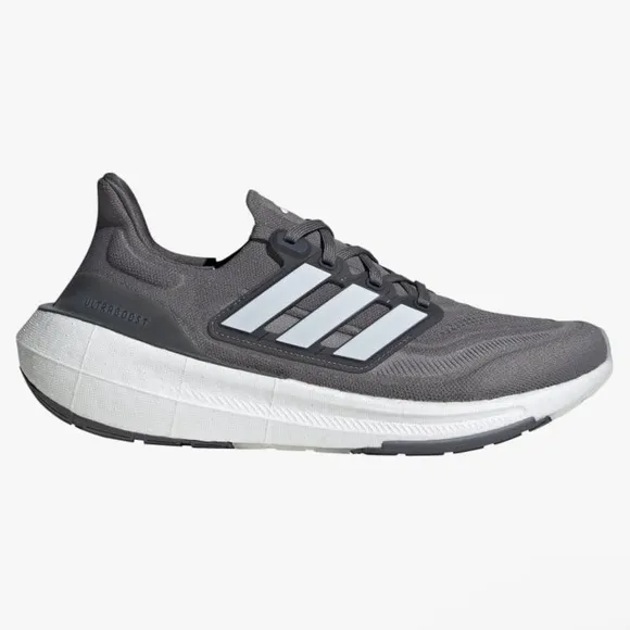 NIB/NWT Adidas Men's UltraBoost Light running shoes grey/white size 8