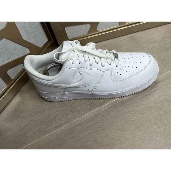 Nike 315122-111 Air Force 1 AF1 Low Triple White Mens Shoes Sz 11.5 Sneakers