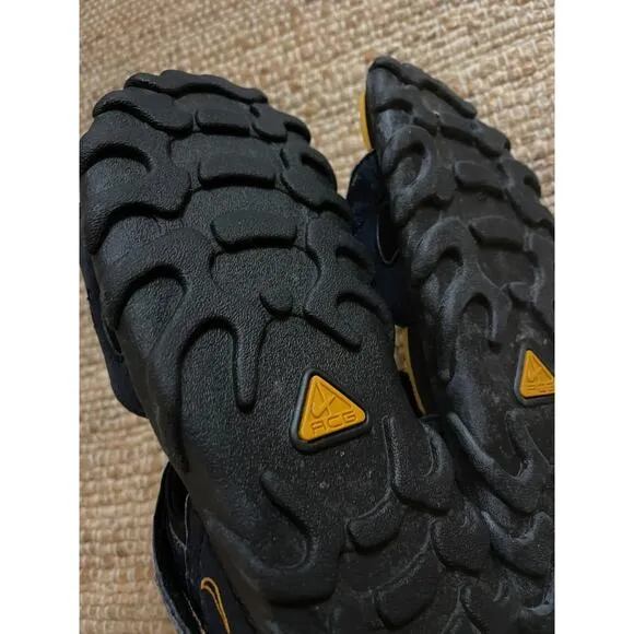 Nike ACG Hiking Sandals sz 6 Womens Blue Open Toe Strap Outdoor Walking Shoes