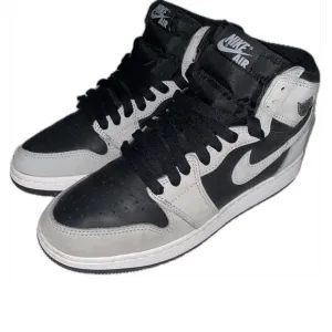 Nike Air Big Kids Black and Gray Sneakers