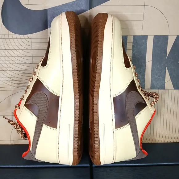 Nike Air Force 1 '07 Light British Tan Cacao HQ3447-222 Men's Size 10.5 - New NA