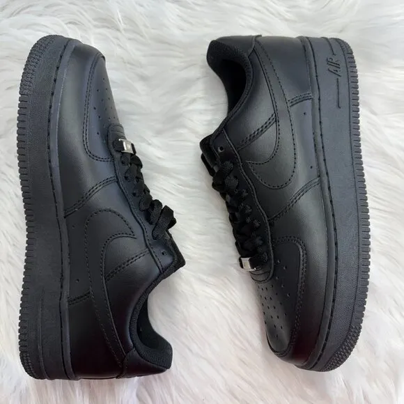 Nike Air Force 1 '07 Low Mens Casual Shoes Black CW2288-001 VNDS Sz 7