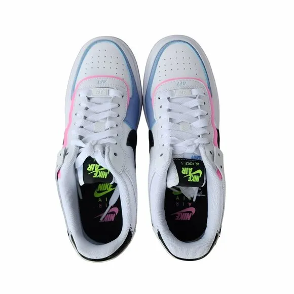 🤩Nike Air Force 1 AF1 Shadow Sz 11 Women's shoes White Pastel Blue FJ0735-100