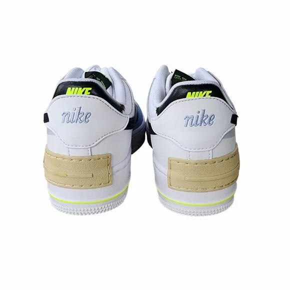 🤩Nike Air Force 1 AF1 Shadow Sz 11 Women's shoes White Pastel Blue FJ0735-100