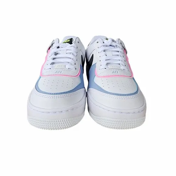 🤩Nike Air Force 1 AF1 Shadow Sz 11 Women's shoes White Pastel Blue FJ0735-100