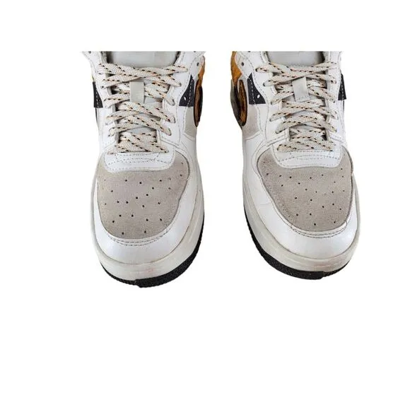 Nike Air Force 1 Fontanka Shoes Womens 7 Phantom Light Curry DR0151-001 Sneakers