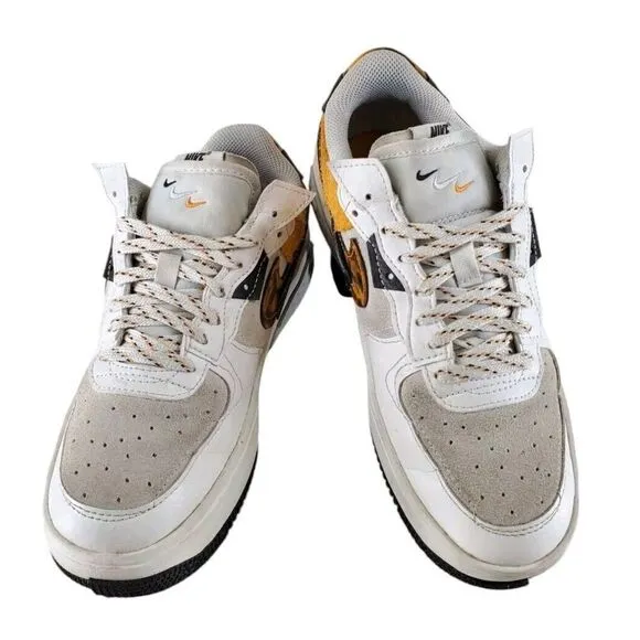 Nike Air Force 1 Fontanka Shoes Womens 7 Phantom Light Curry DR0151-001 Sneakers