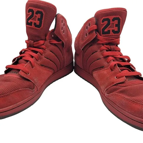 Nike Air Jordan 1 Flight 4 Mens 13 Premium Red Casual Sneakers 838818-600