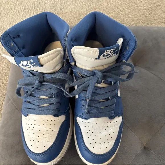 Nike Air Jordan 1 Retro High OG True Blue DZ5485-410 Mens / Youth Size 5 No Box