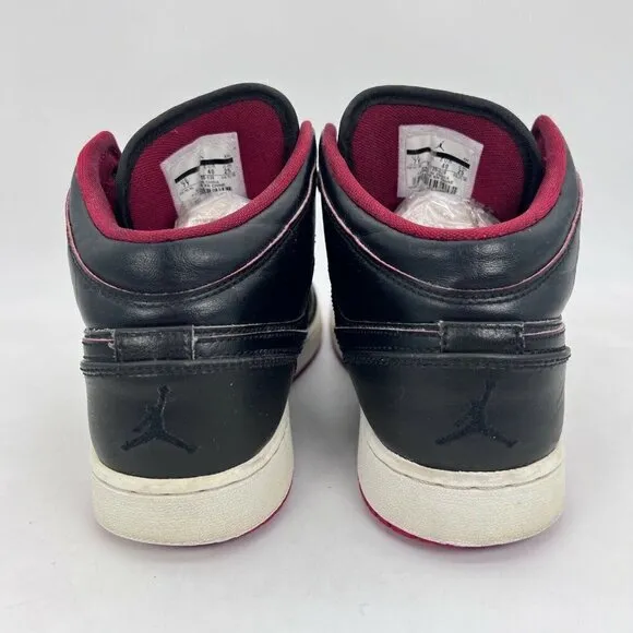 Nike Air Jordan 1 Retro Lance Mountain Bred Black Red Youth Shoes 554725-028 7Y
