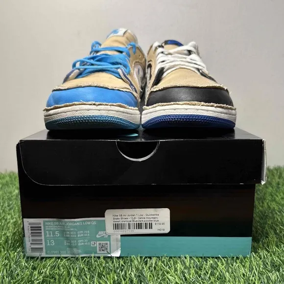 Nike Air Jordan 1 SB Low Desert Ore Lance Mountain Royal UNC Blue