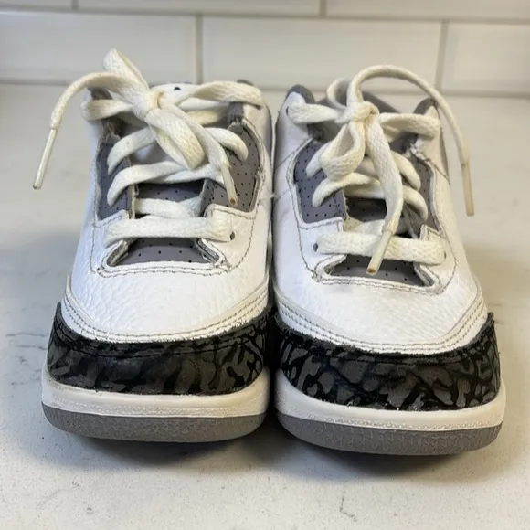 Nike Air Jordan 3 III Retro Racer Blue/Wht Cement 832033-145 Toddler Shoes 7C