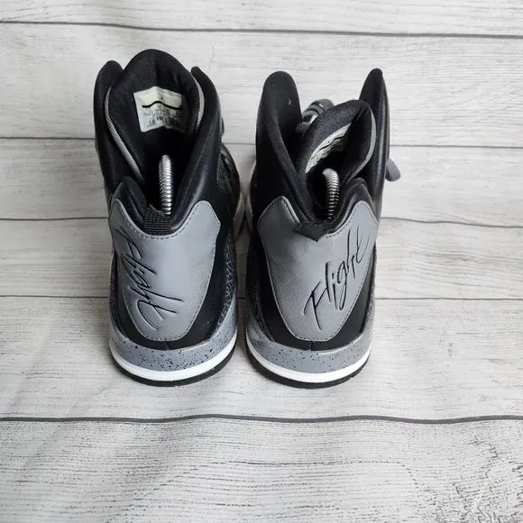 Nike Air Jordan Flight SC-3 Premium Sneakers Shoes Black Gray Size 11 641444-003