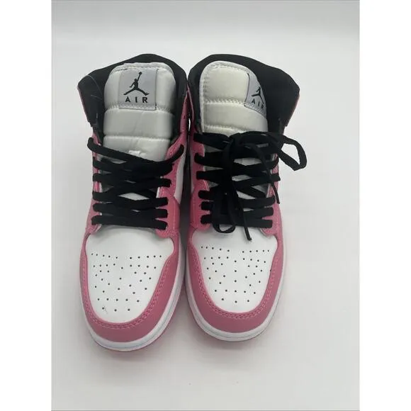 Nike Air Jordan Retro 1 Mid Mulberry Pink Size 9WMNS DC7267500 New With Box!