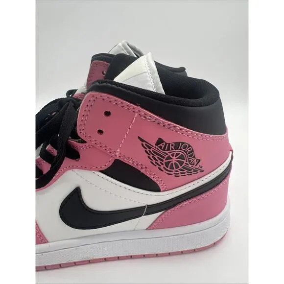 Nike Air Jordan Retro 1 Mid Mulberry Pink Size 9WMNS DC7267500 New With Box!