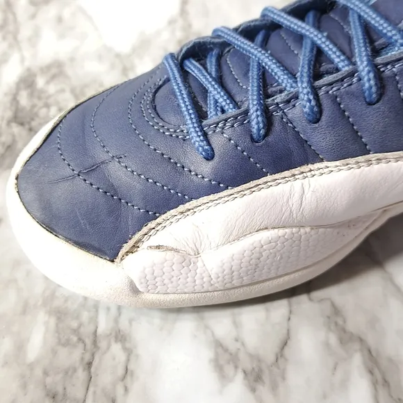 Nike Air Jordan Retro Boys Sneakers‎ Indigo &amp; White Size 6Y