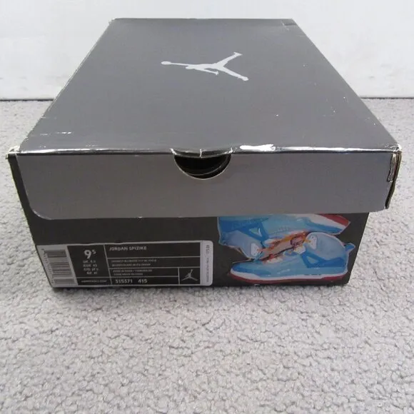 Nike Air Jordan Spizike Men’s Size 9.5 Blue Year of the Dragon Basketball Shoes