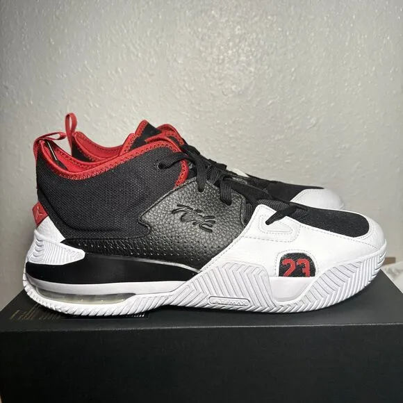 NIKE AIR JORDAN STAY LOYAL 2 BLACK-WHITE-GYM RED SZ 13 [DQ8401-061]