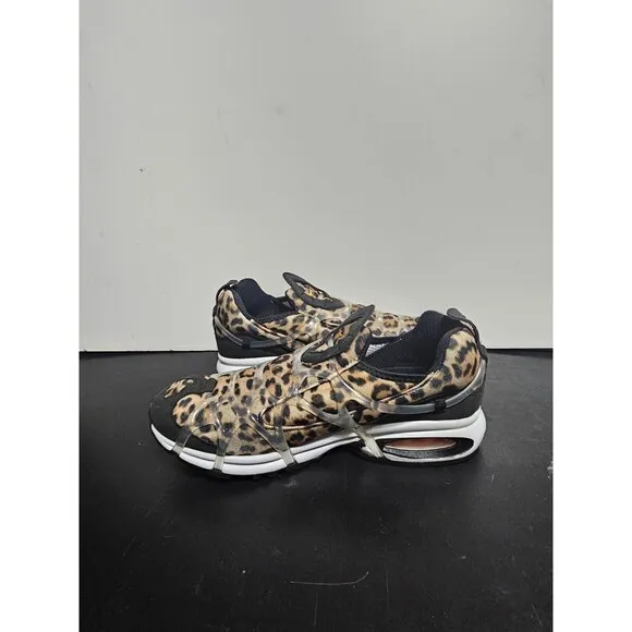 Nike Air Kukini DJ6418-001 Mens 8.5 Leopard Print Black White Sneakers Shoes NEW