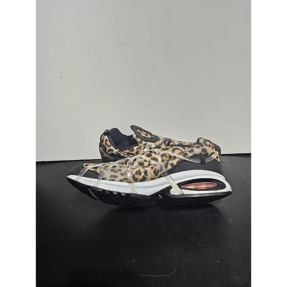 Nike Air Kukini DJ6418-001 Mens 8.5 Leopard Print Black White Sneakers Shoes NEW