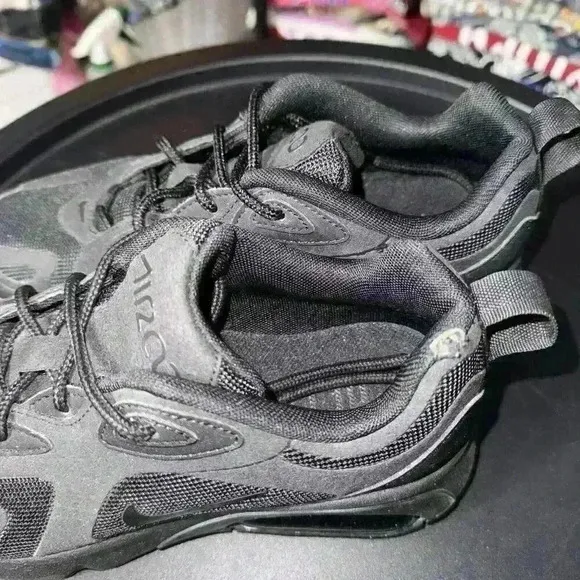 Nike Air Max 200 Triple Black AT6175003 Training Running Women's Shoes AUTHENTIC