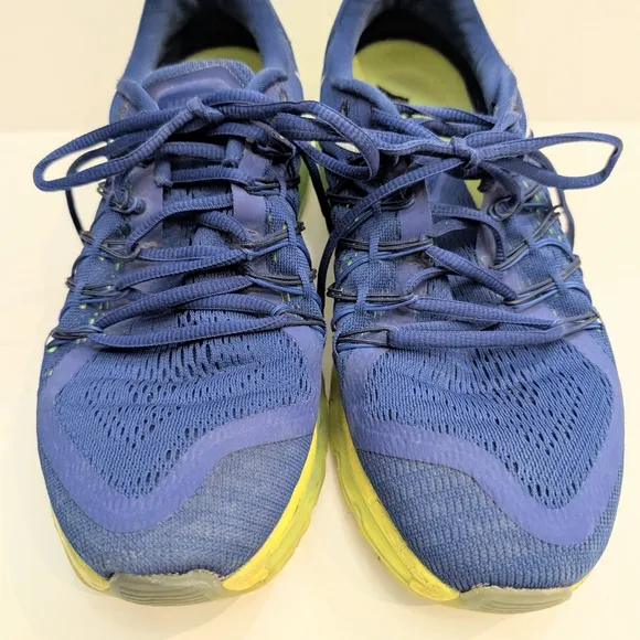 Nike Air Max 2015 Men's Size 9.5 Deep Royal Volt Shoes Sneakers 698902-407