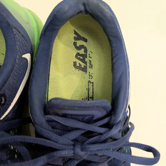 Nike Air Max 2015 Men's Size 9.5 Deep Royal Volt Shoes Sneakers 698902-407