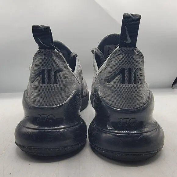 Nike Air Max 270 GS Womens 7 Smoke Grey Black Sneaker Shoes Casual FN7786 001