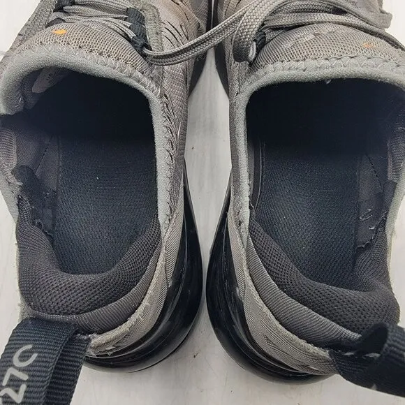 Nike Air Max 270 GS Womens 7 Smoke Grey Black Sneaker Shoes Casual FN7786 001