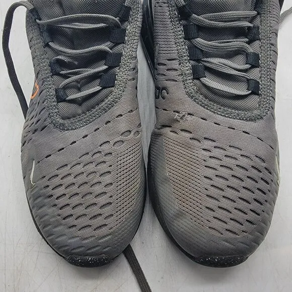Nike Air Max 270 GS Womens 7 Smoke Grey Black Sneaker Shoes Casual FN7786 001