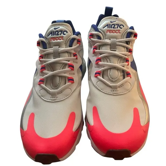 Nike Air Max 270 React Women's Size 8.5 Sneakers CW3094-100