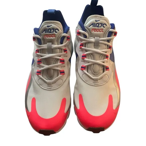 Nike Air Max 270 React Women's Size 8.5 Sneakers CW3094-100