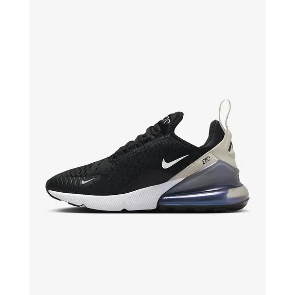 Nike Air Max 270 Womens Casual Sportswear Shoes Black DZ7736-002 NEW Multi Sz