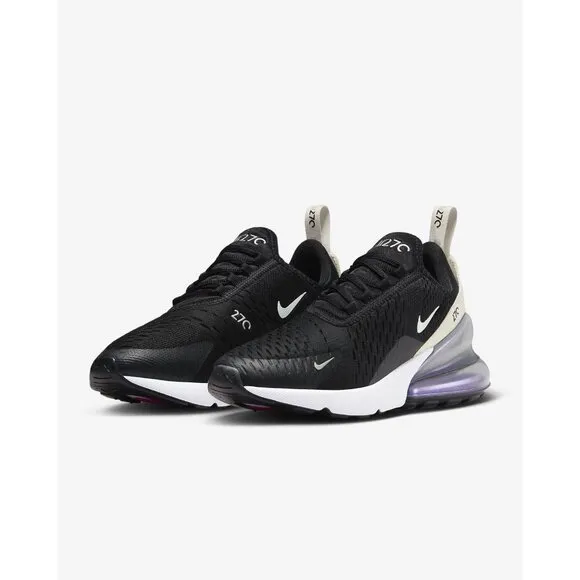 Nike Air Max 270 Womens Casual Sportswear Shoes Black DZ7736-002 NEW Multi Sz